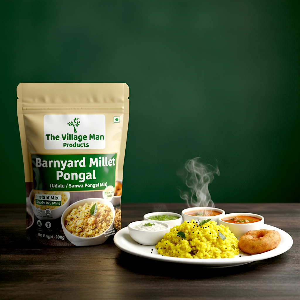 barnyard millet pongal instant mix (udalu/sanwa pongal mix) barnyard millet pongal instant mix (udalu/sanwa pongal mix)