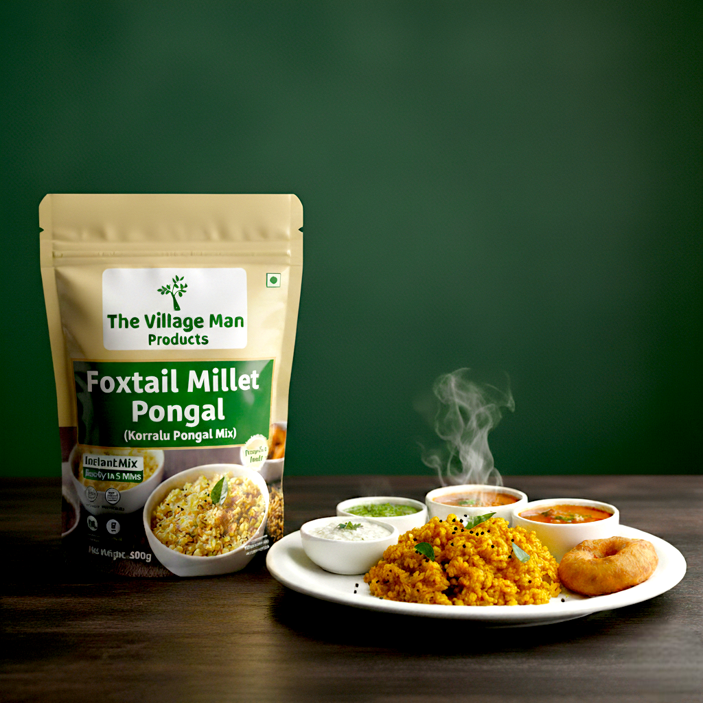 foxtail millet pongal instant mix (korralu pongal mix) foxtail millet pongal instant mix (korralu pongal mix)